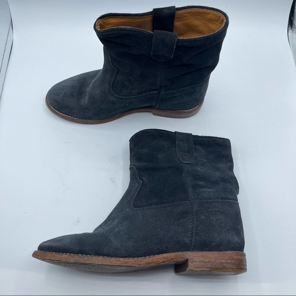 Edrik boots Woman black | ISABEL MARANT Official online store Isabel Marant Black Ankle Boots